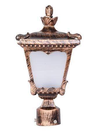 Antique Brass Finish Classic Gate Light Lamp For Outdoor Decoration