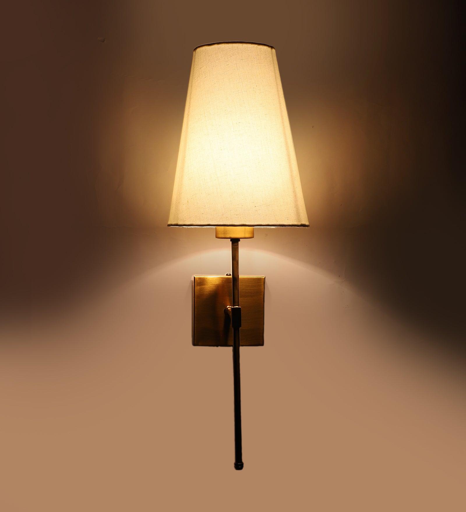 Gold Metal Wall Light | Holder Type : E27 holder ( without Bulb )