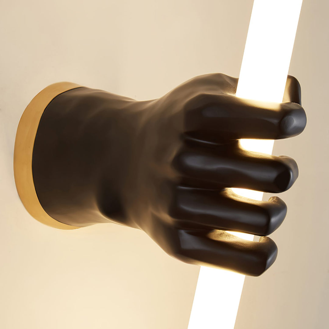 Modern Wall Light with Hand-Holding Tube Design – Creative LED Wall Lamp for Living Room