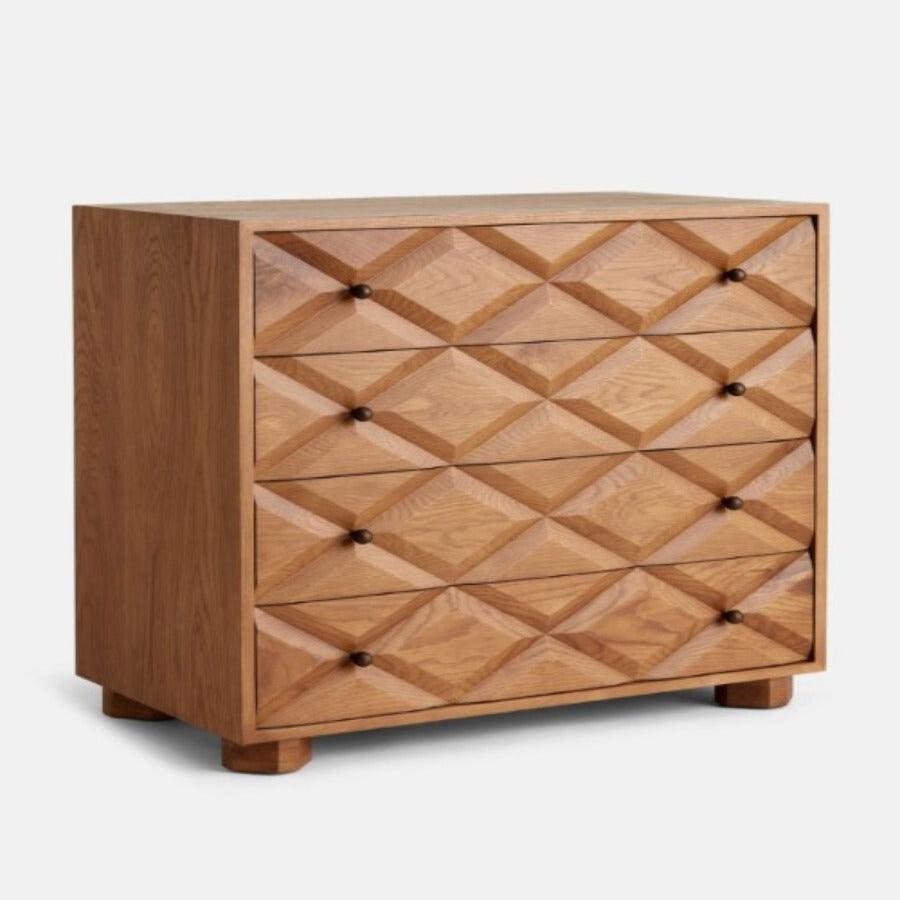 Diamond Chest Of Drawer |  Mango Wood