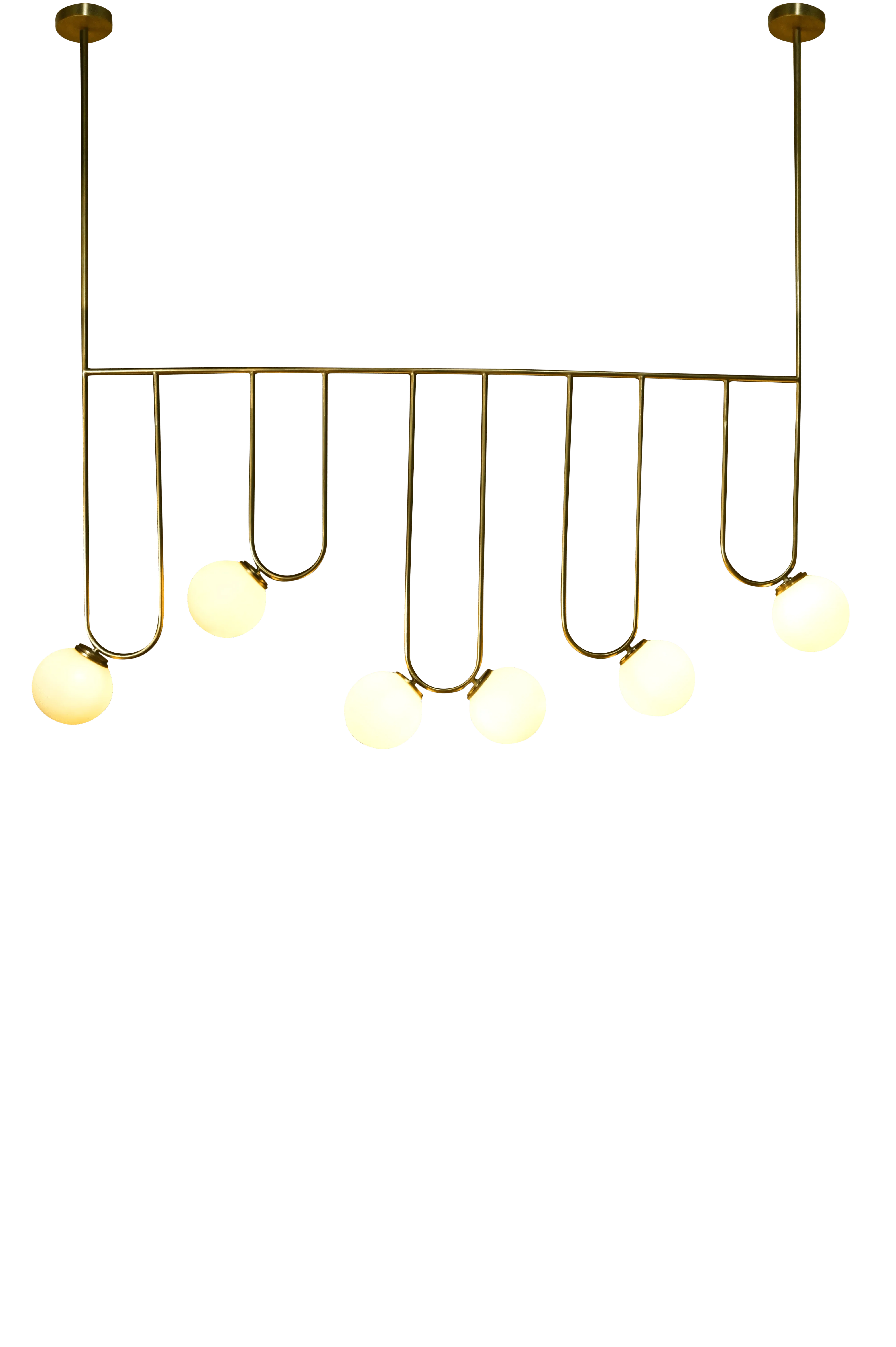 Aure Multi-Bulb Pendant Light | Ceiling Lamp Light for Living & Dining Spaces