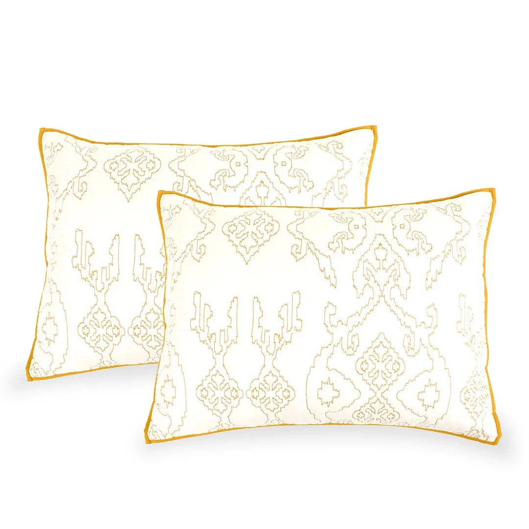 Caspian White Sham Set Of 2