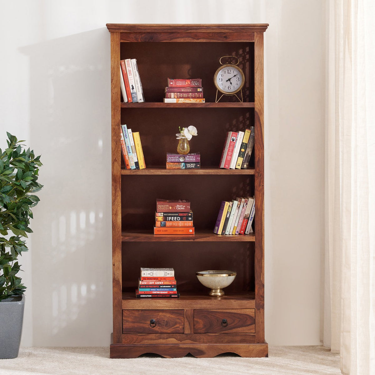 Earth Bookshelf | Sheesham Wood