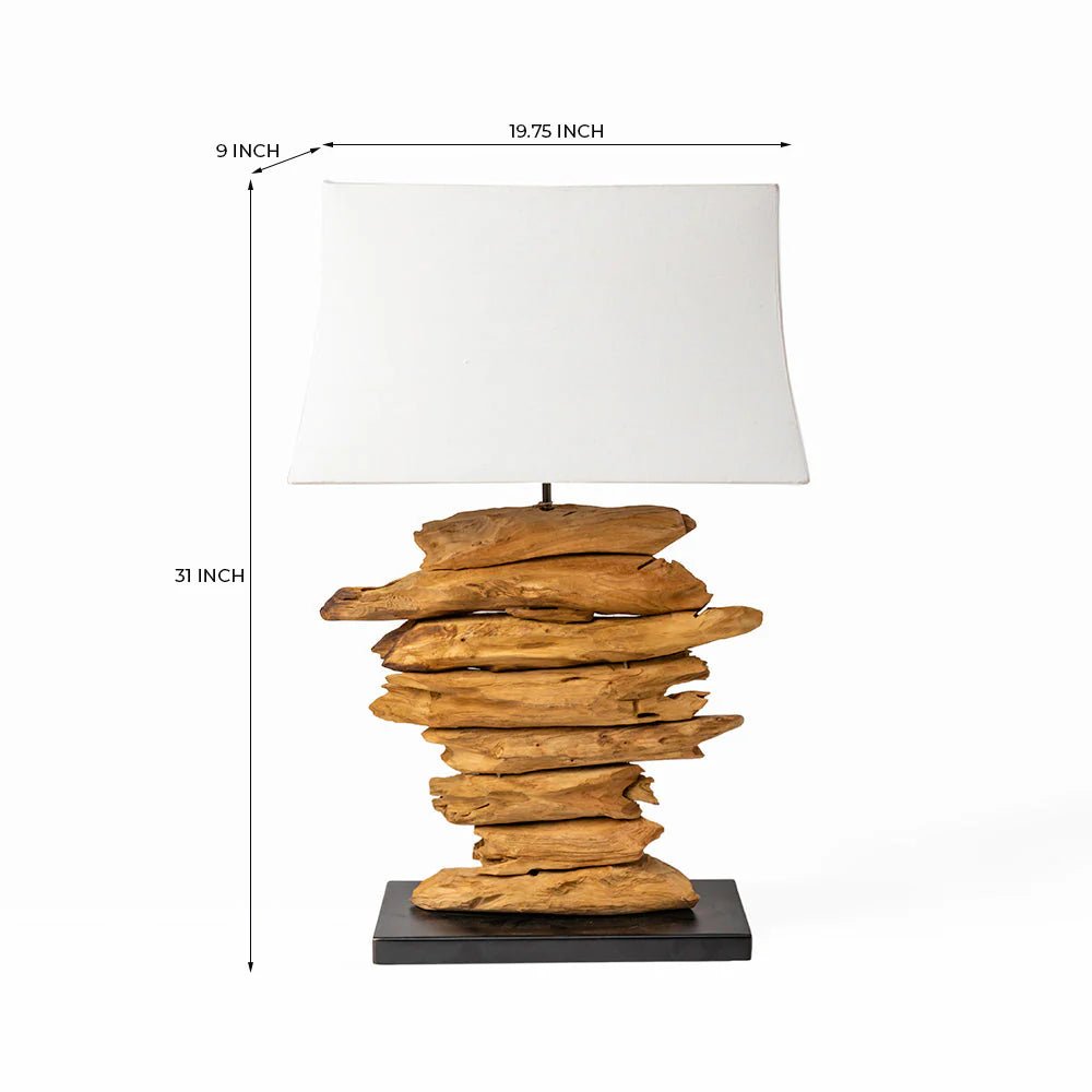Driftwood Teak Lamp