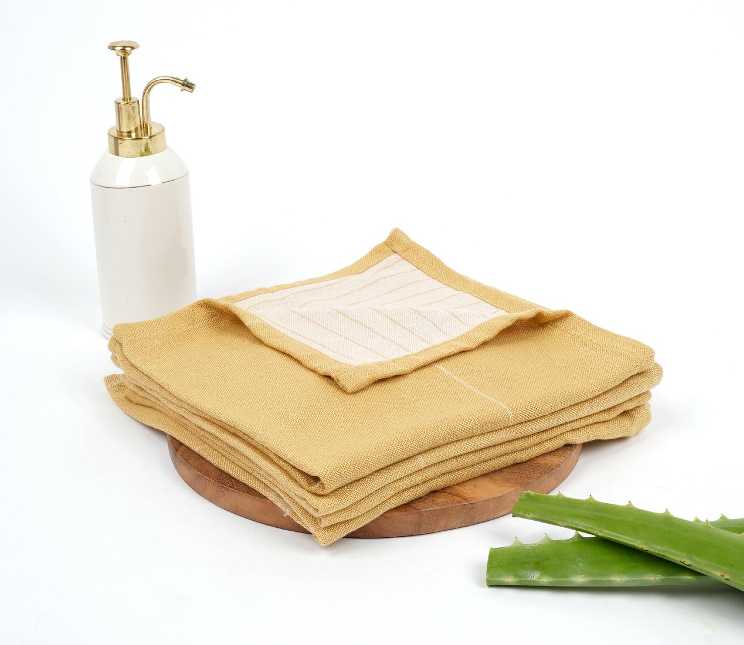 Aloevera Double Cloth Face Towel Pack of 4