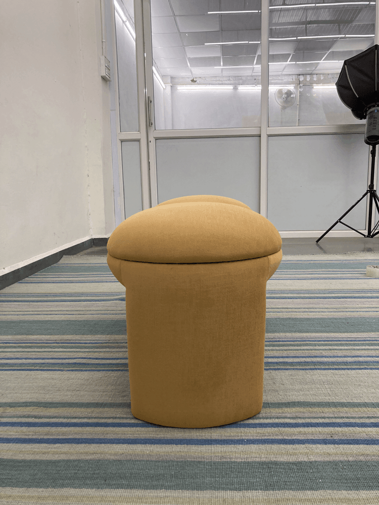 Aura Ottoman | Fabric Upholstery