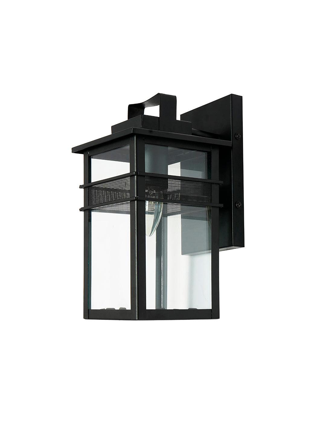 Black Mesh Outdoor Wall Sconce