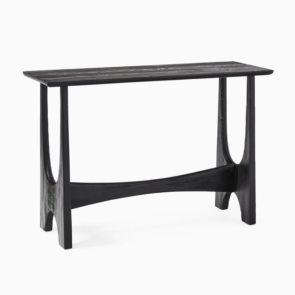Solid Mango Wood Console Table for Entryway |  Modern Hall Table for Living Room