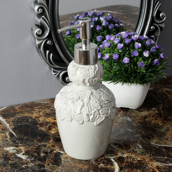 Vintage Butterfly Liquid Soap Dispenser