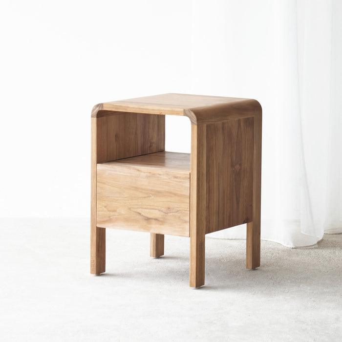 Deliaya Solid Wood Bedside Table
