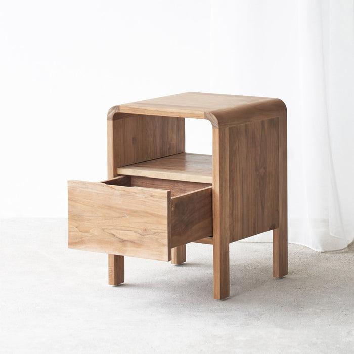 Deliaya Solid Wood Bedside Table