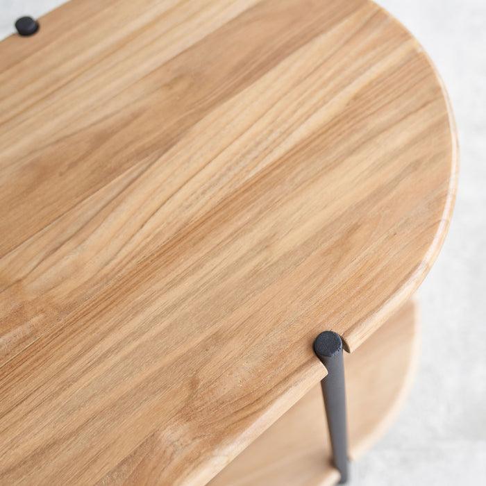 Theo Solid Mango Wood Coffee Table | Center Table for Living Room