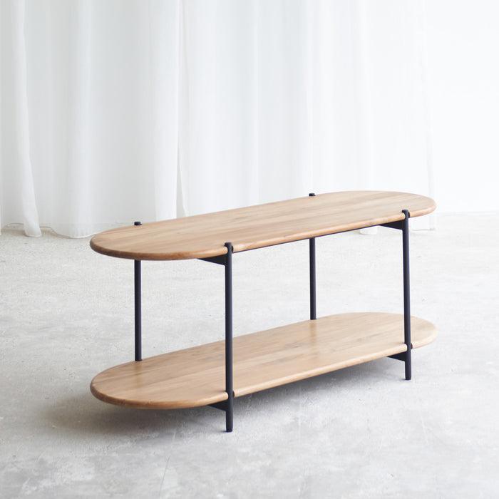 Theo Solid Mango Wood Coffee Table | Center Table for Living Room