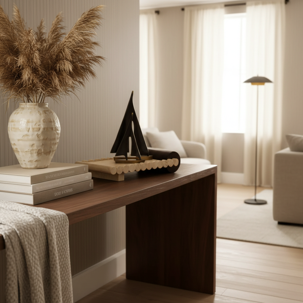 Sailing Boat Bronze Sculpture | Luxury Table Centerpiece | Showpiece for Living Room & Dining Décor