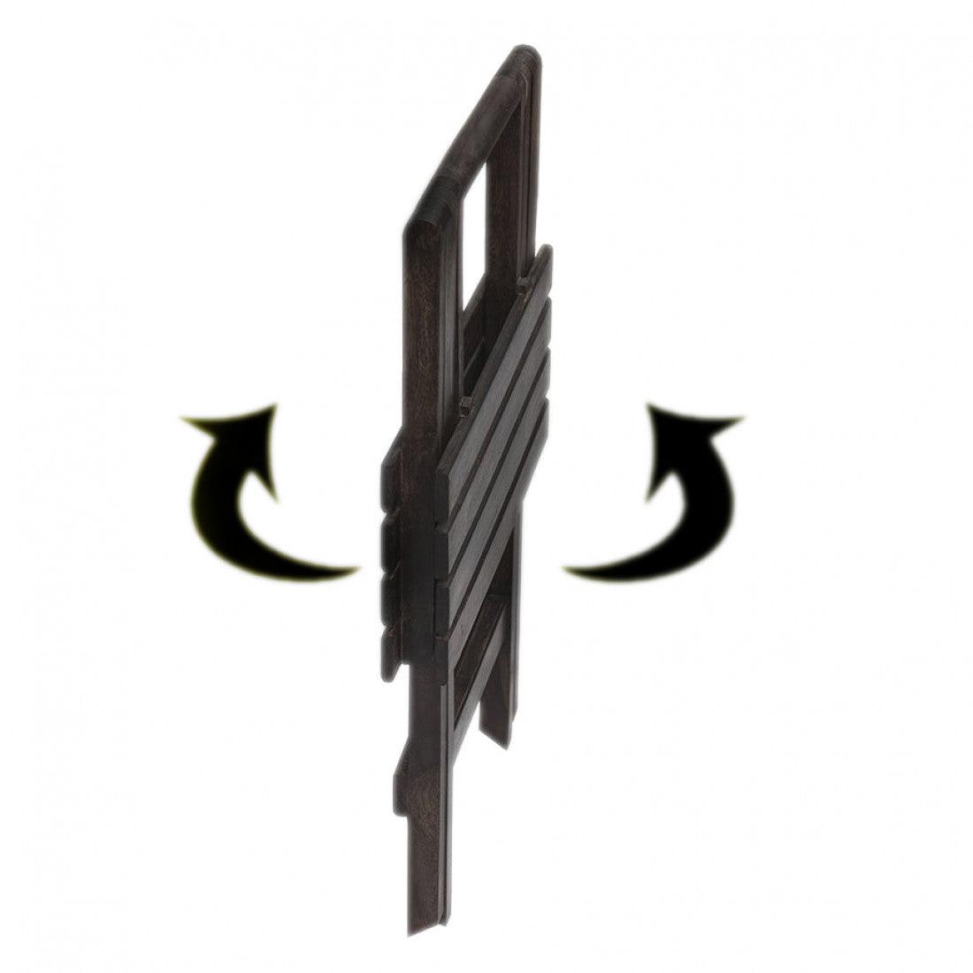 Latt Folding Table | Sheesham Wood Portable Side Table | Patio Table