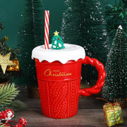 Christmas Coffee Cup 400 ml Christmas Ceramic Coffee Cup