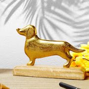 Dog Decor Showpiece - Gold