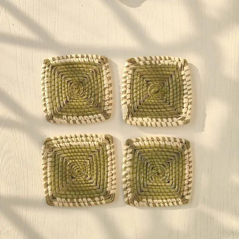 Quad Coasters (Set of 4) |  Grass