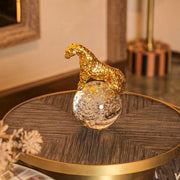 Crystal Leopard Decorative Object