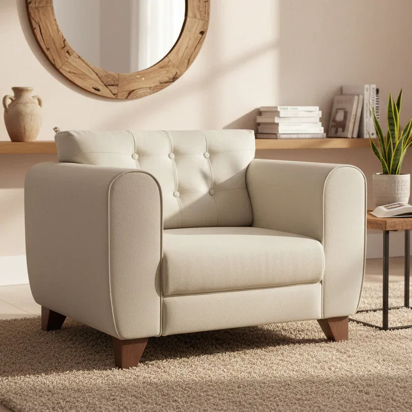 Harry Fabric Sofa (Sylvan Green)