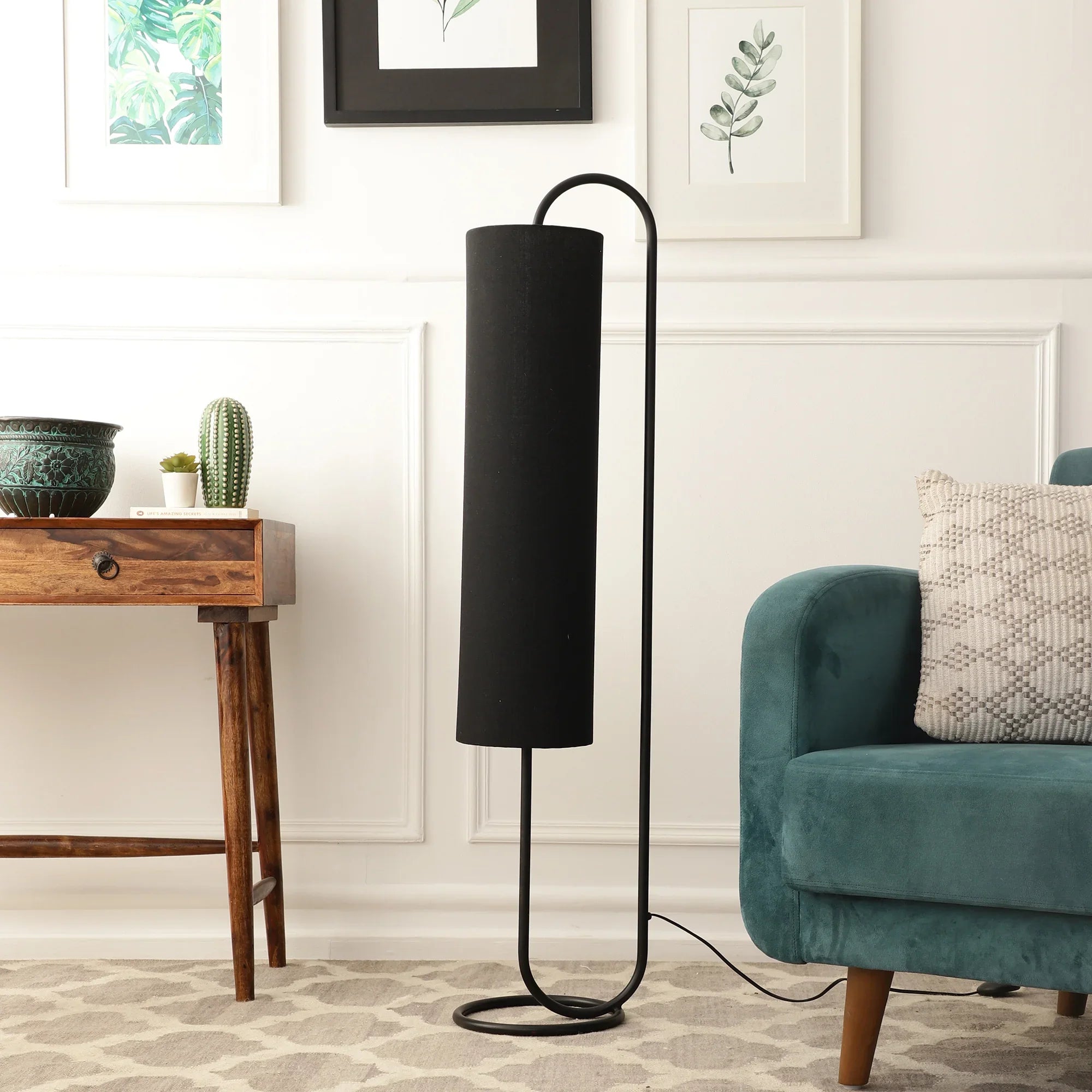 Graceful Curve Decorative Floor Lamp | Modern Corner Stand Lamp For Living Room & Home