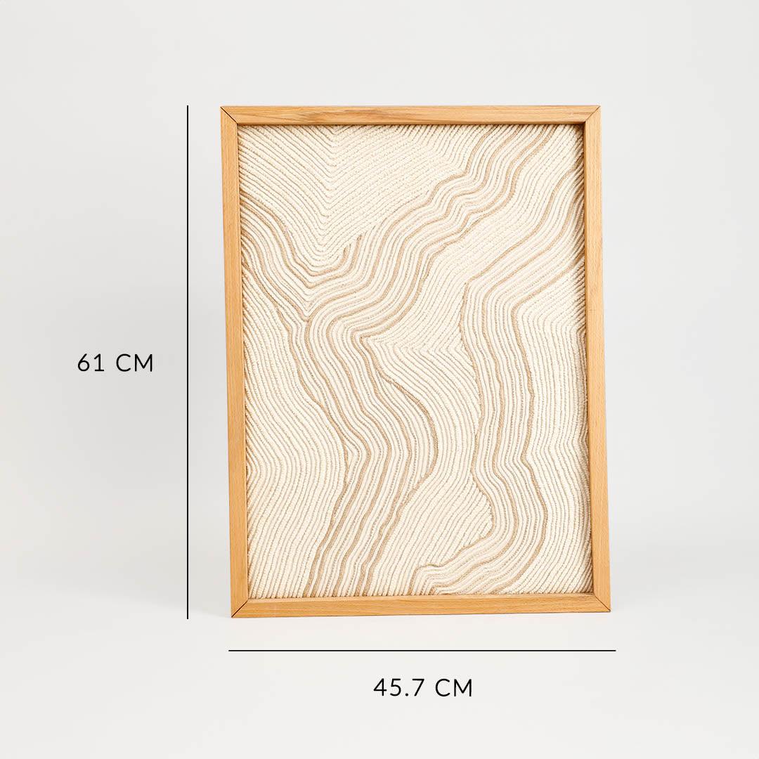 Walter Embroidered Rectangle Wall Art