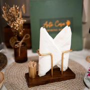 Timber Touch Tissue & Toothpick Holder