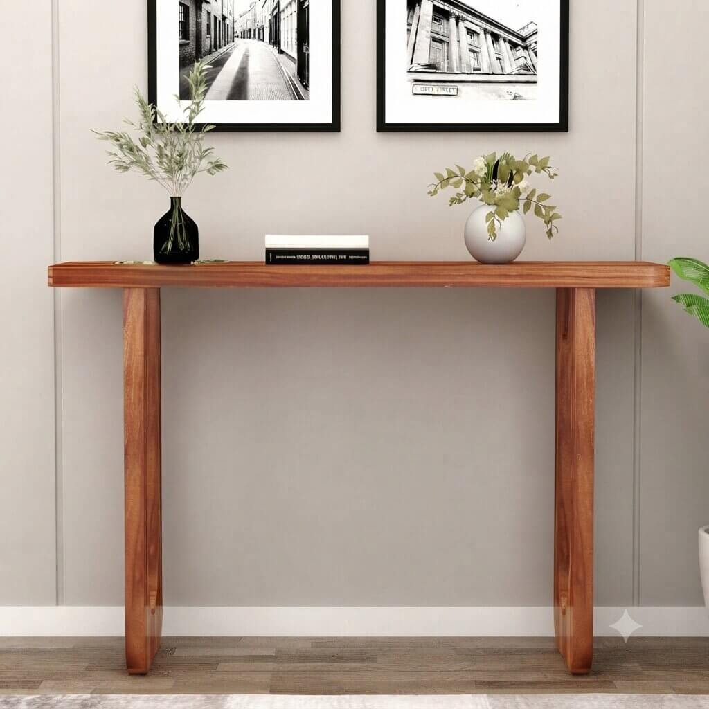 Uranus Console | Sheesham Wood,