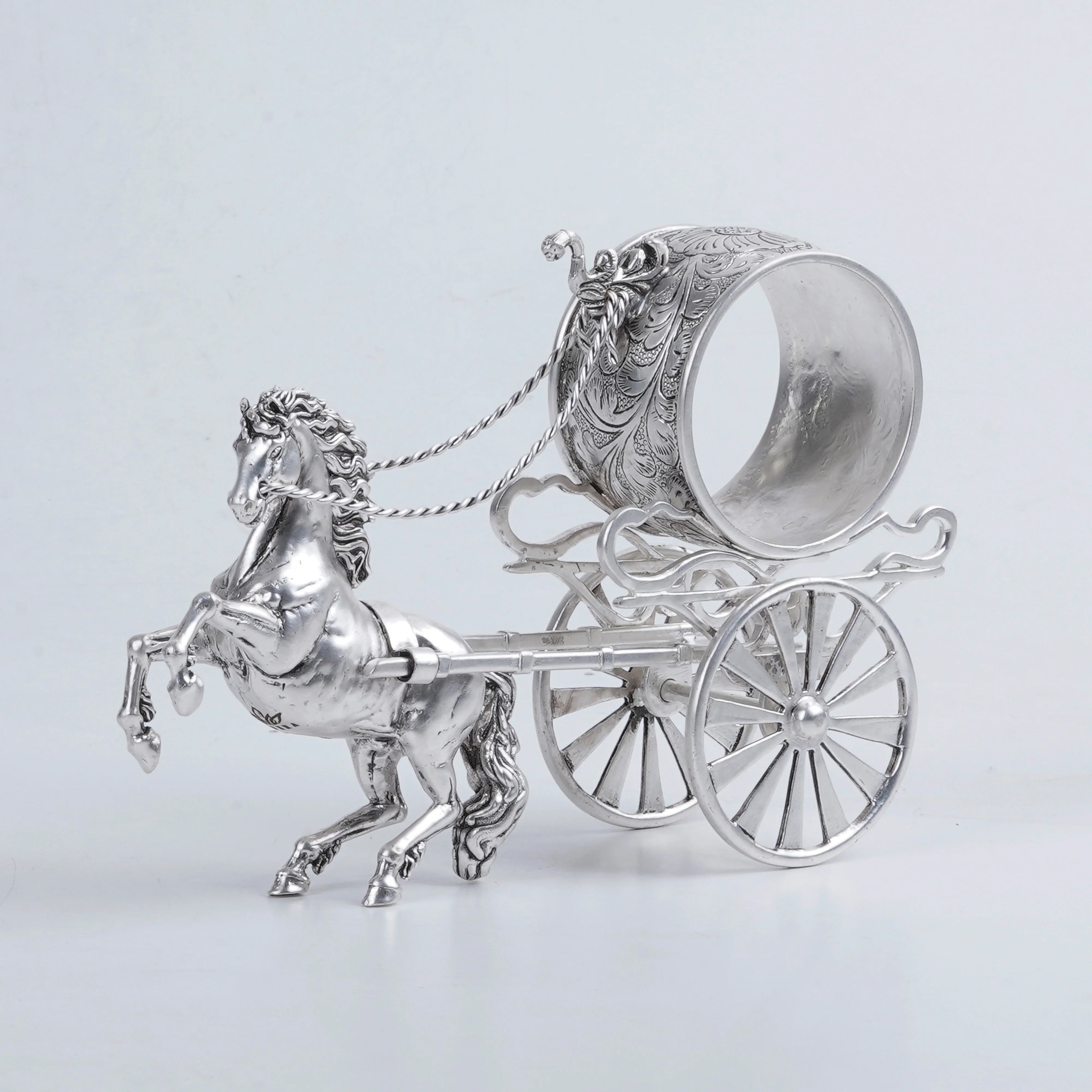 Horse Cart Napkin Ring