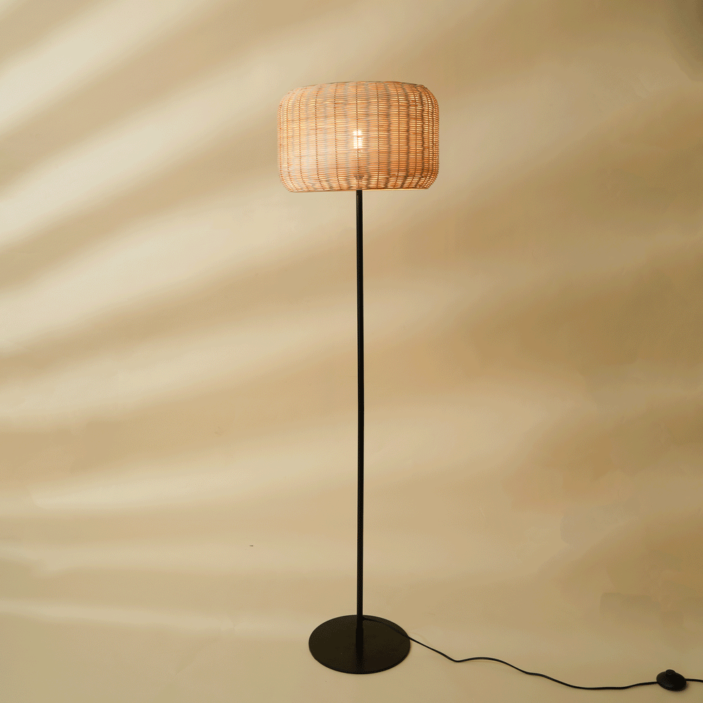 Bird's Nest - Rattan Floor Lamp | Rattan