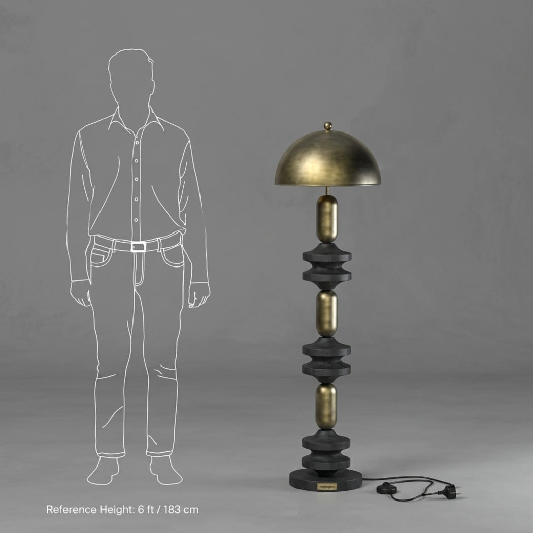 Totem Sculptural Floor Lamp