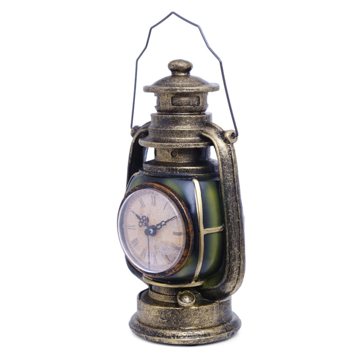 Vintage Lantern Tabletop Clock