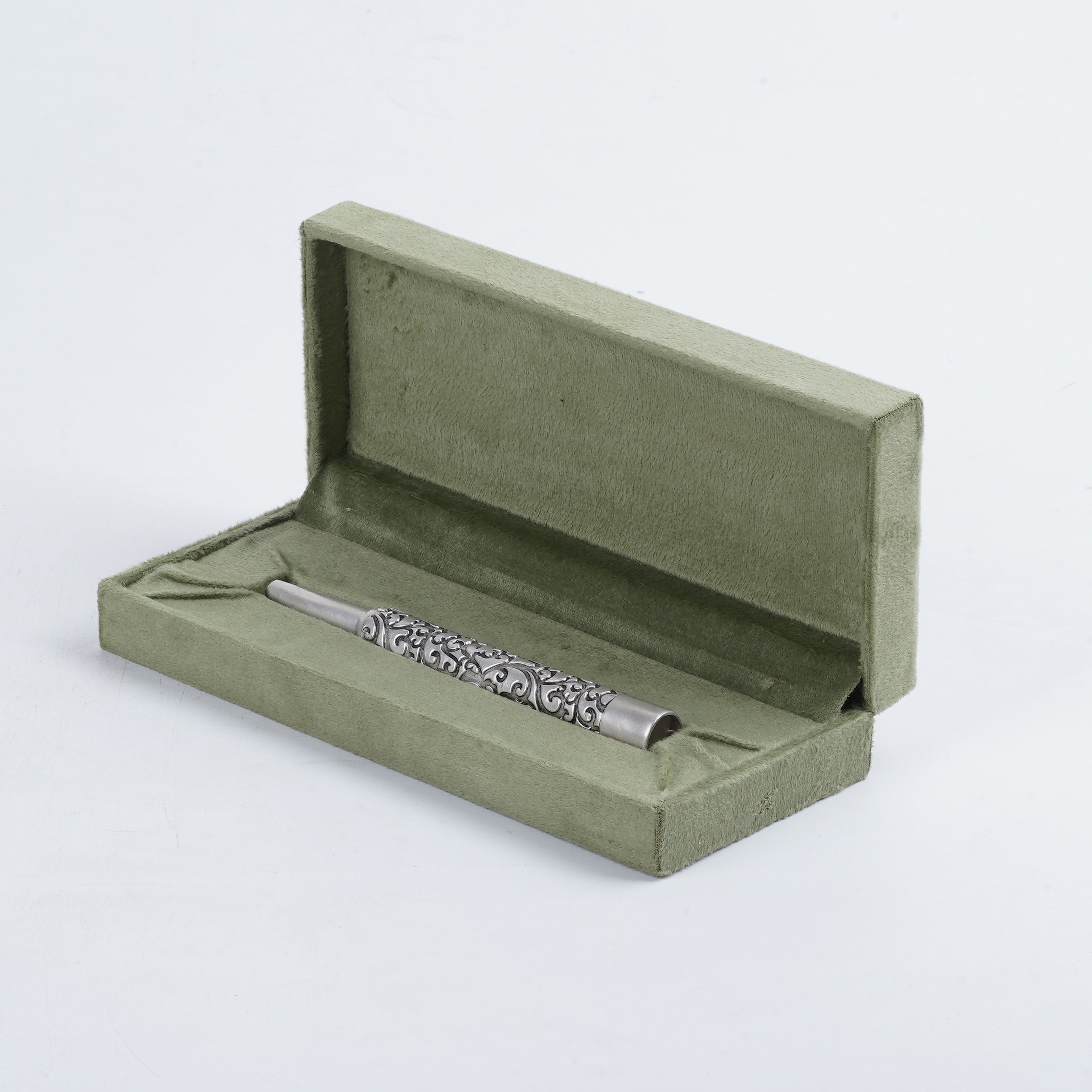 Pure Silver Plated Brass Filigree Hookah Tip