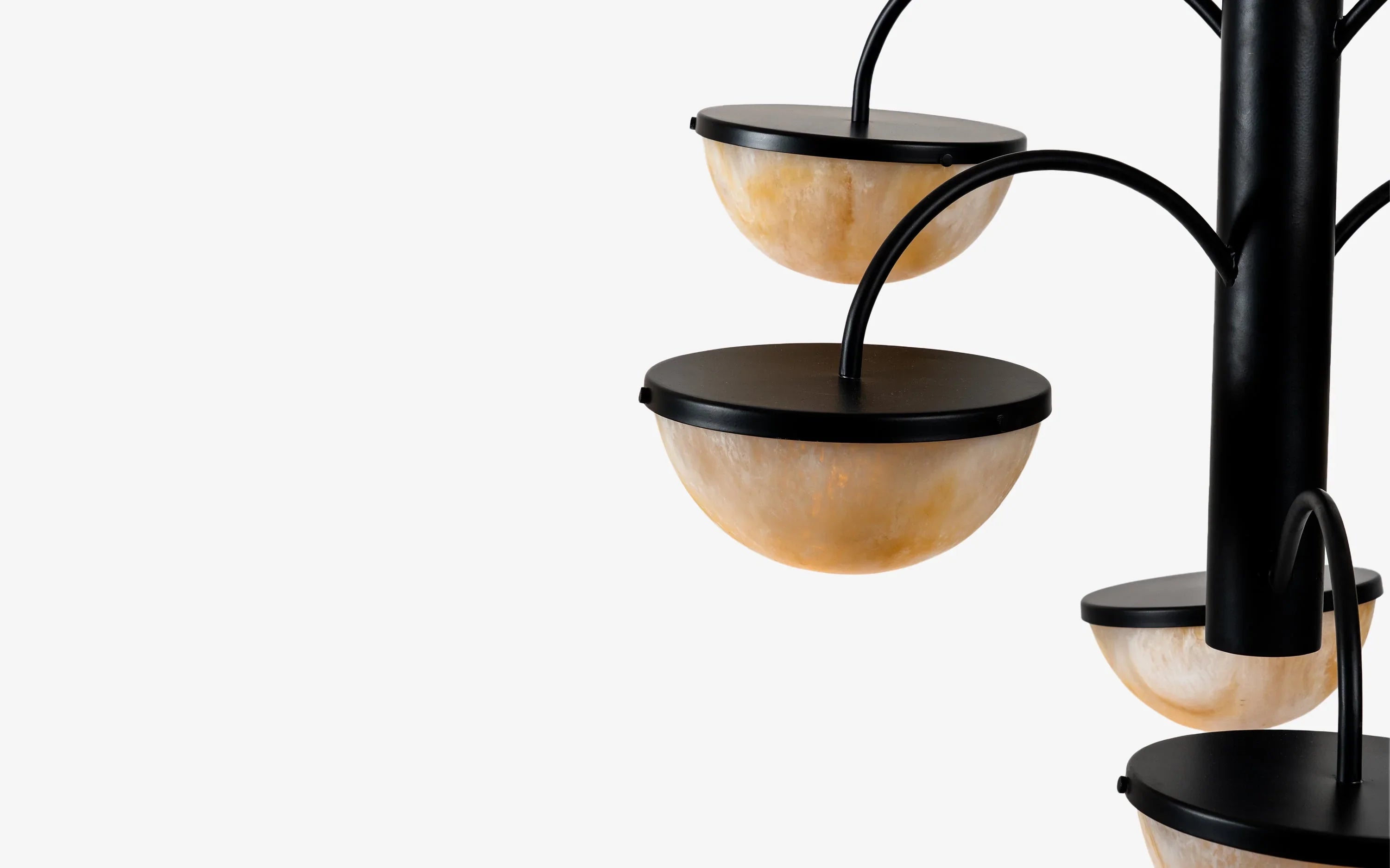 Crater Chandelier | Mild Steel and Resin