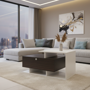 Coffee Table for Living Room with Storage Shelf - Breezia