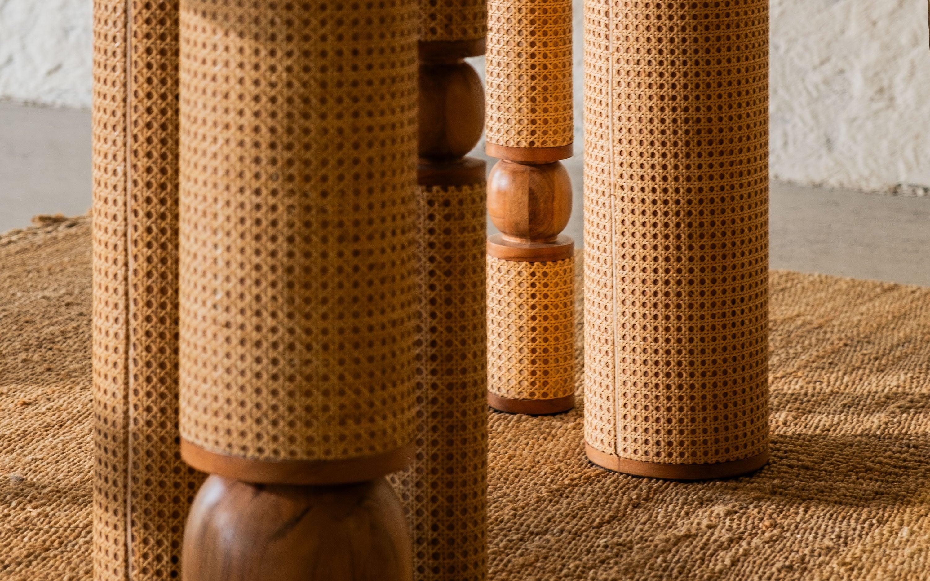 Andaman 4 Seater Round Dining Table Set