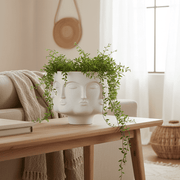 Edgar Multi Faced Planter White