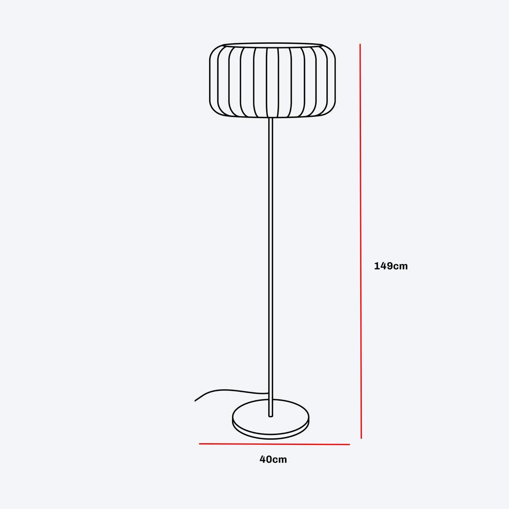 Bird's Nest - Rattan Floor Lamp | Rattan