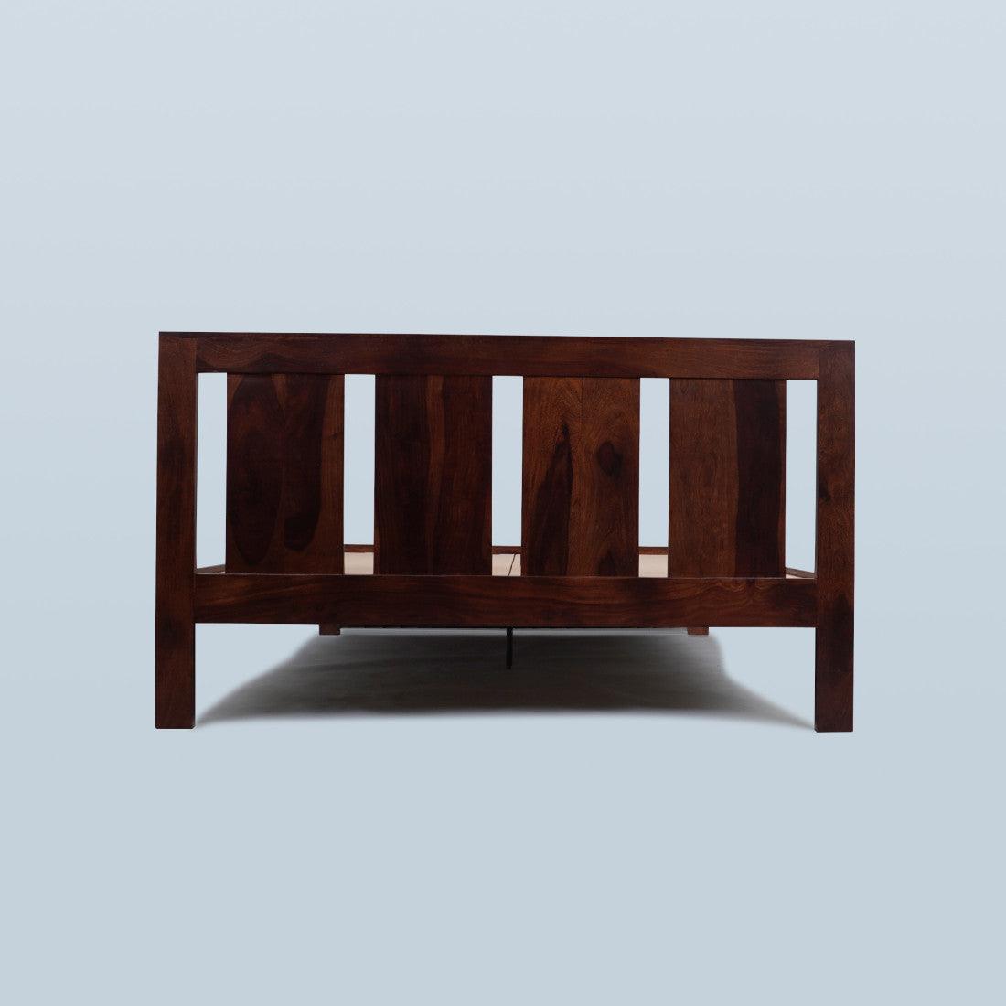 Solid Sheesham Wood Non Storage Bed | Celeste