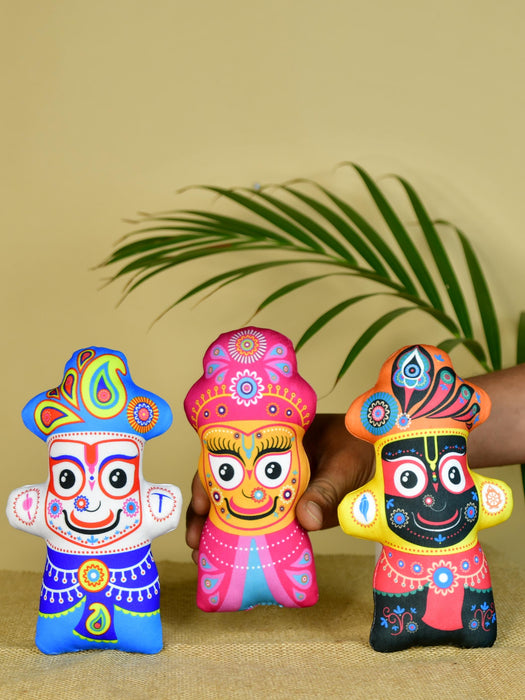 Stitched Cotton Jagannath Trio