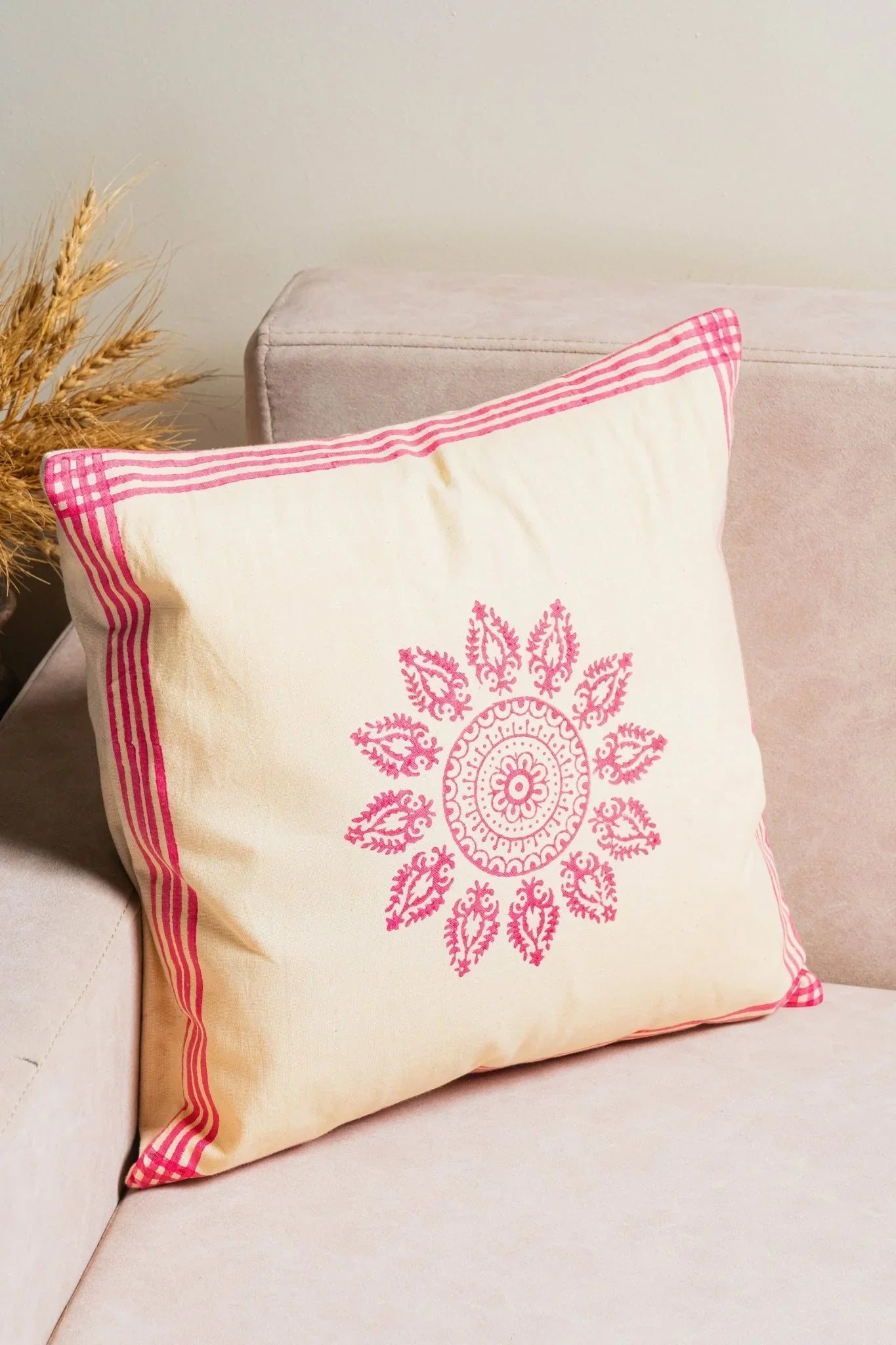 Gulaabkari Cushion Cover