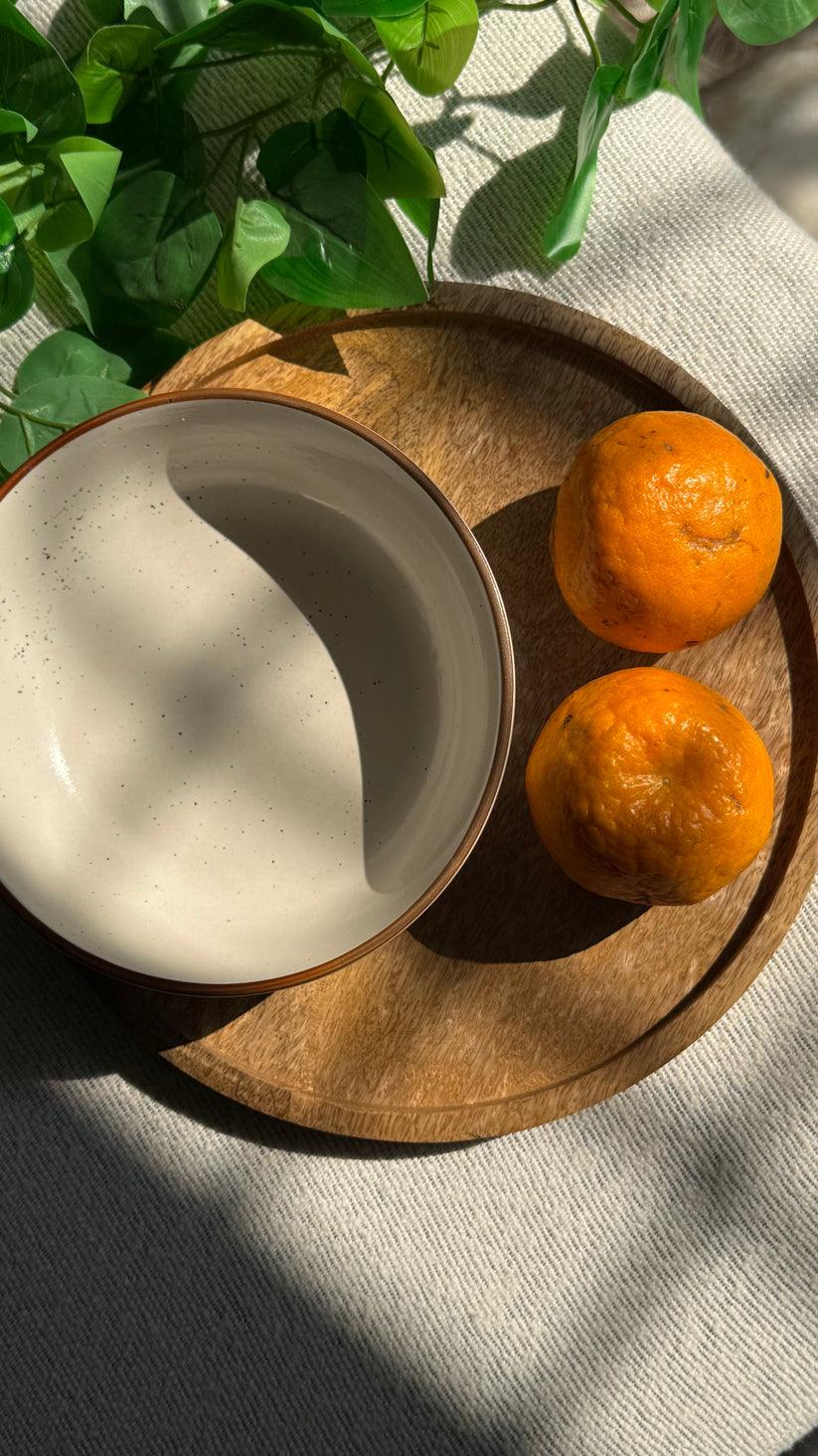The Crema Bowls | Brown & Cream