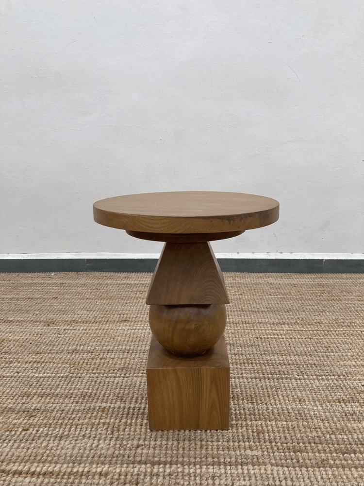 Totem Side Table | Solid Ash Wood
