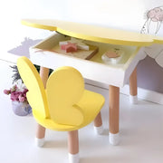 Elegant Toddler Table and Chair Set for Kids Playing Furniture