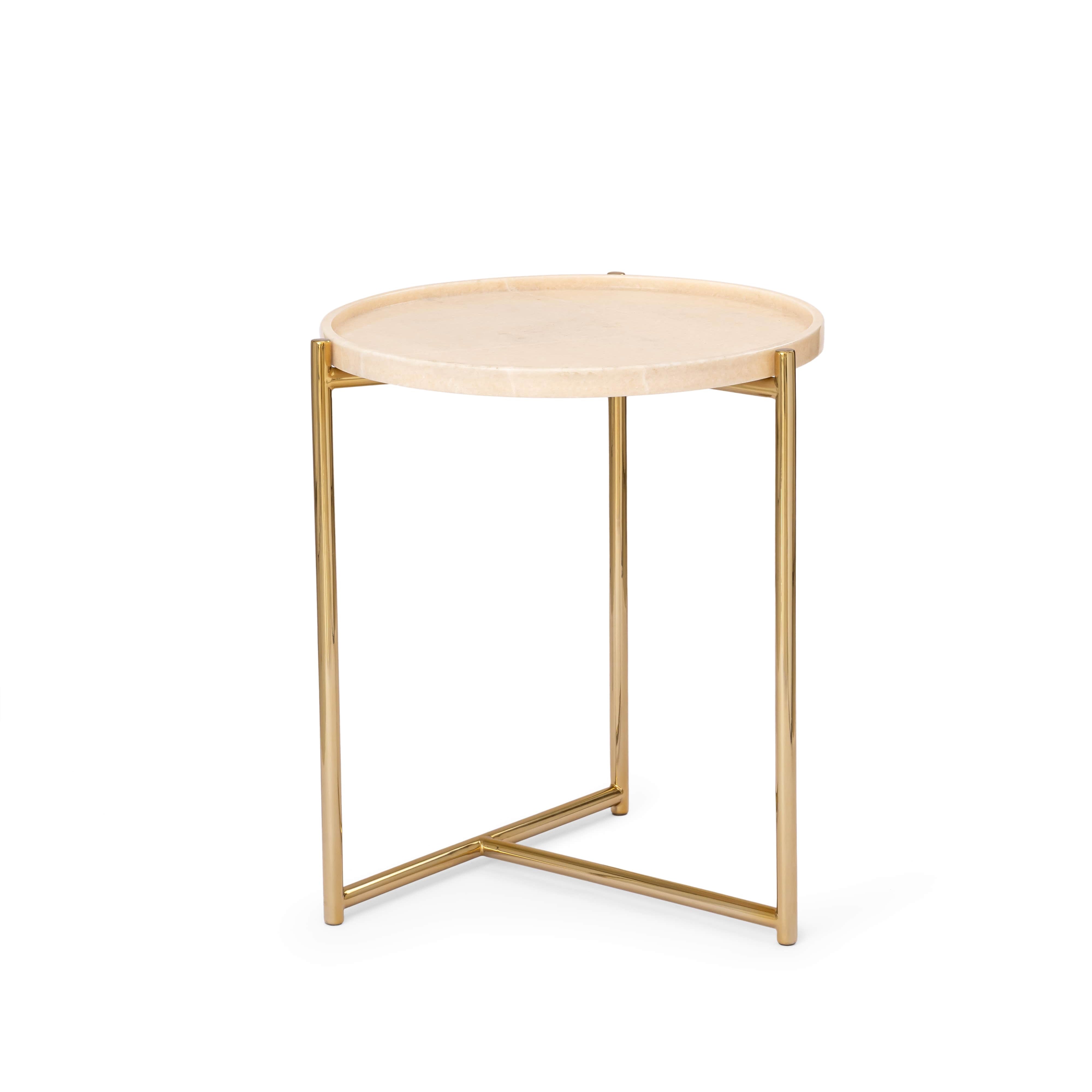 Tri-Metal | Ss304 And White Marble