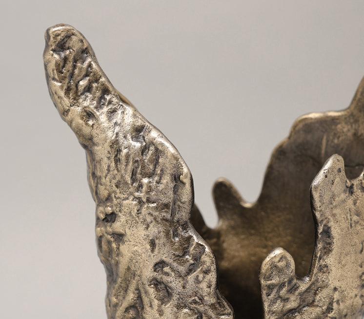 Birch Vase | Antique Brass Finished