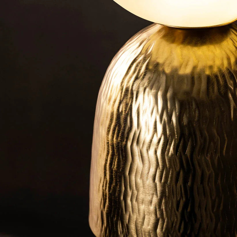 Totem Burgundy Embossed Floor Lamp