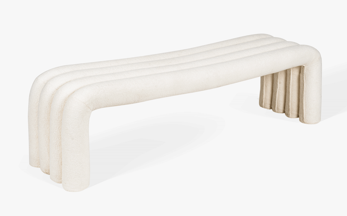 Kaba Upholstered Bench | Sofa Bench for Living Room