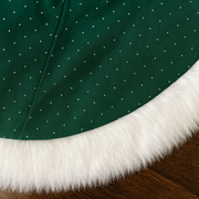 Green Sequin Christmas Tree Skirt (31")