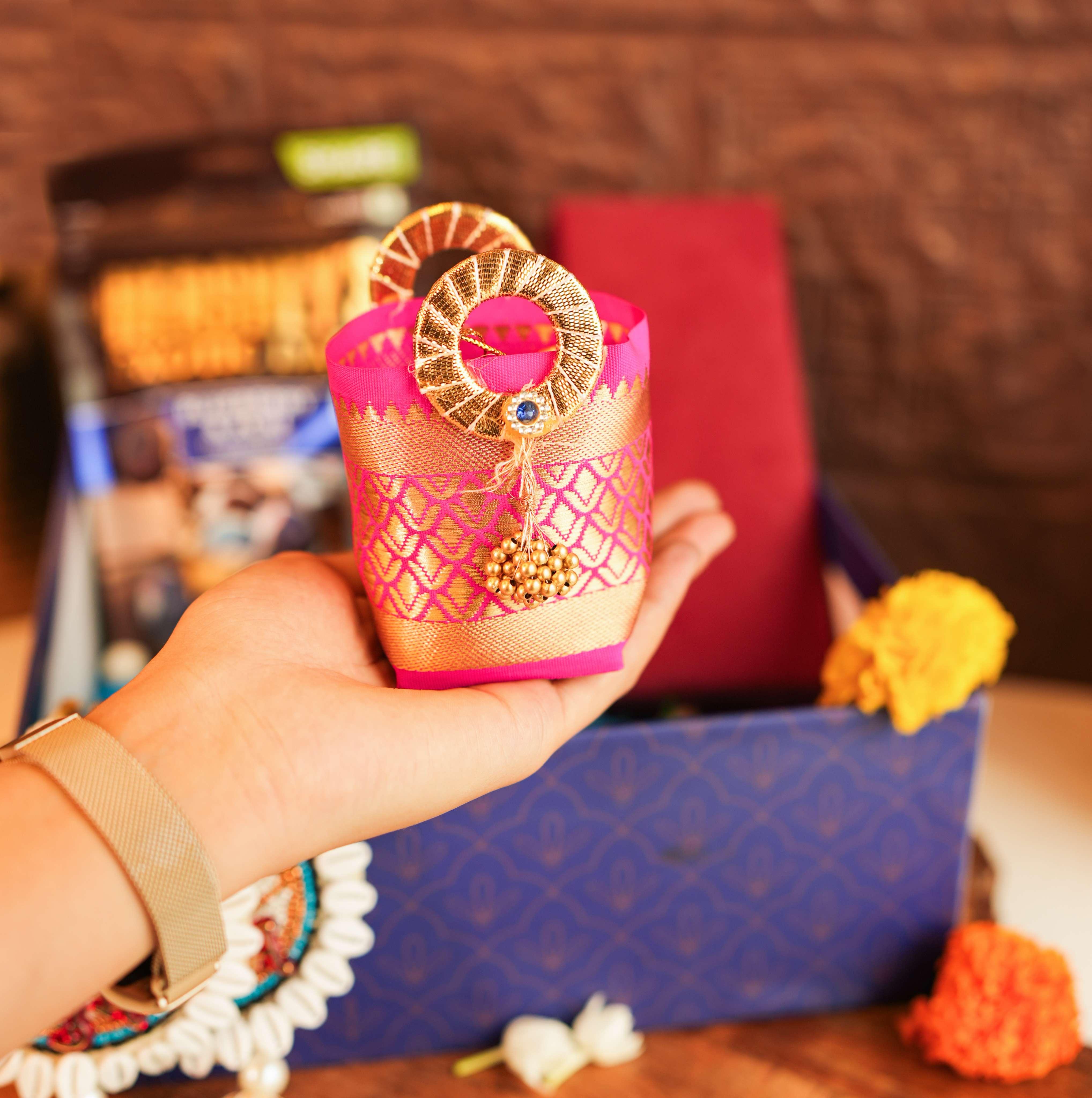 Blissful Silver Basket Hamper Set | Premium Corporate Diwali Gifts